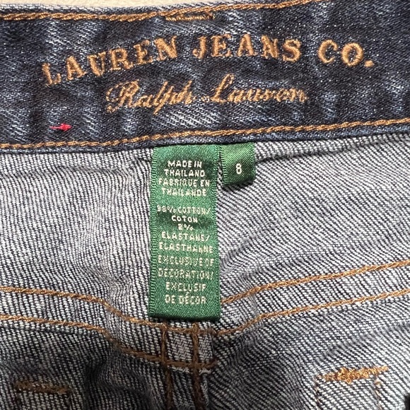 Ralph Lauren Lauren Jeans Co Women’s Classic Capris Mid Calf Jeans Size 8 - Picture 5 of 6